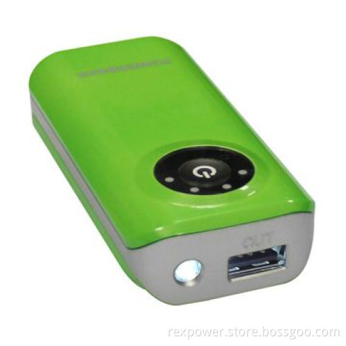 Power Bank with 5V DC Output and 5,200mAh Capacity, Charger for iPhone/iPad and More Mobile Phones